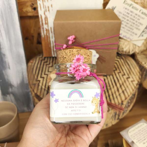 BOMBONIERA CANDELA BATTESIMO